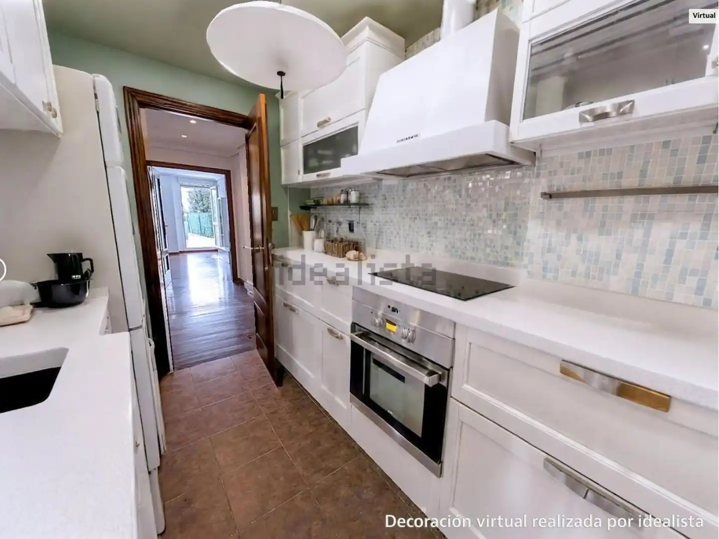 Cocina de Piso en venta en Castro-Urdiales con Calefacción, Jardín privado y Terraza