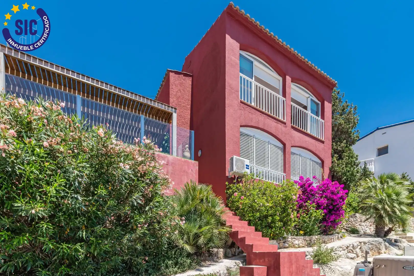 Vista exterior de Casa o xalet en venda en Peñíscola / Peníscola amb Aire condicionat, Calefacció i Jardí privat