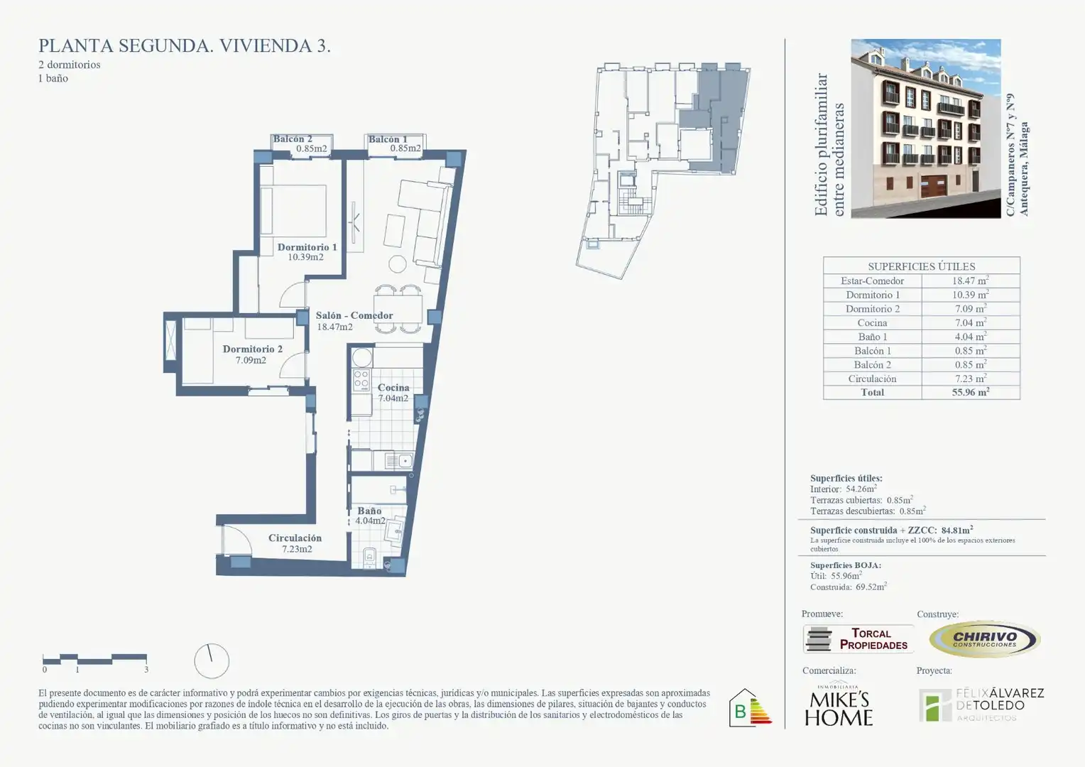 Flat for sale in Campaneros, Centro