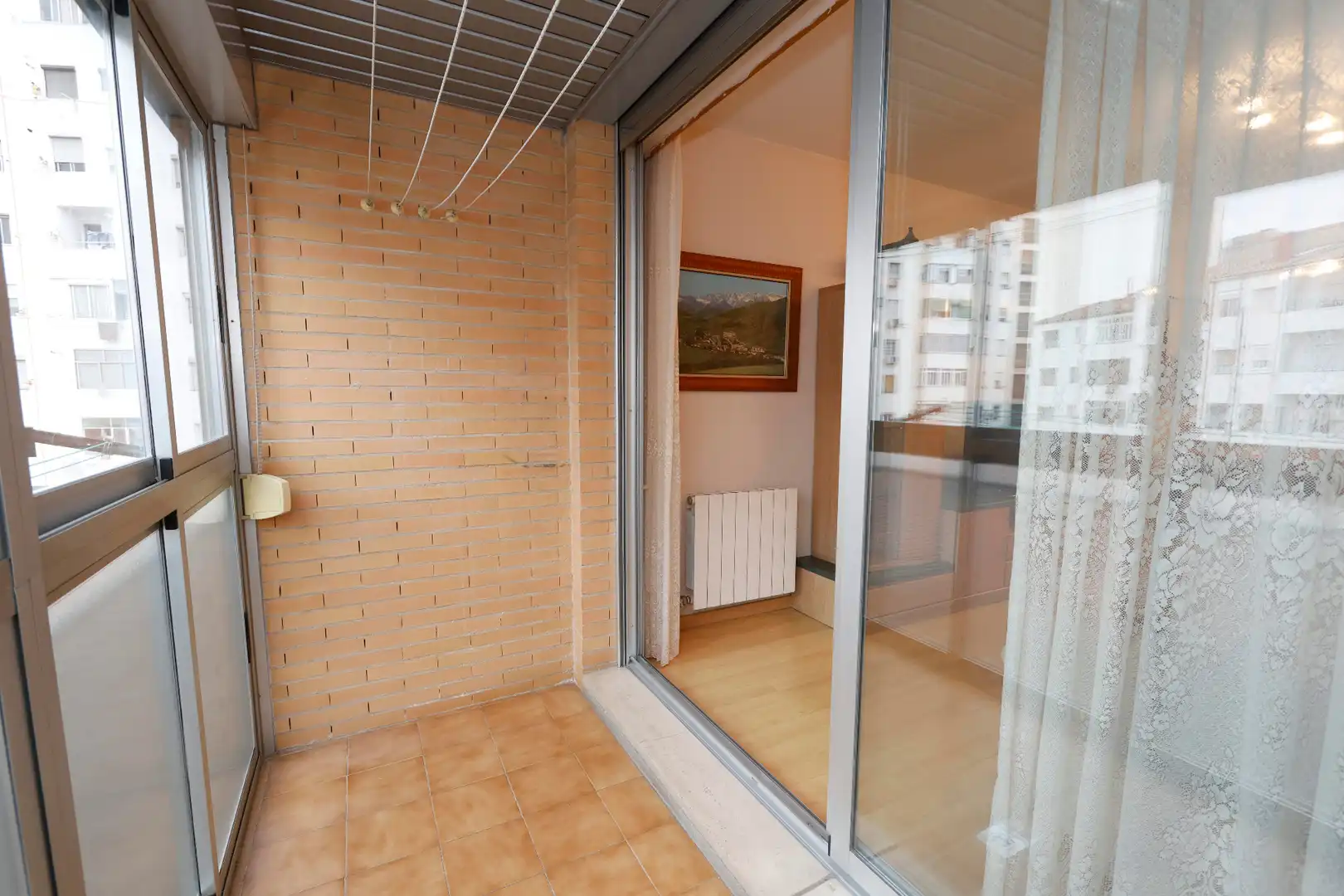Balcony of Flat for sale in Delicias
