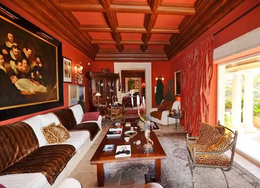 Sala de estar de Casa o chalet en venta en Altea con Aire acondicionado, Jardín privado y Terraza
