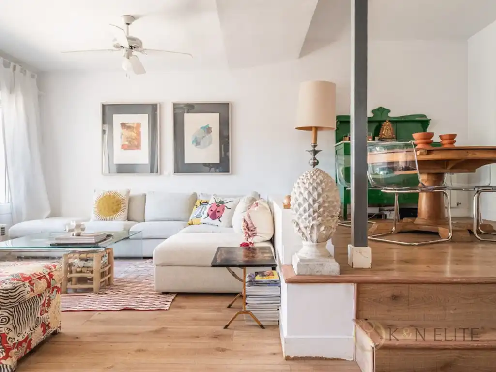 Sala de estar de Casa adosada en venta en Torrelodones con Terraza y Balcón
