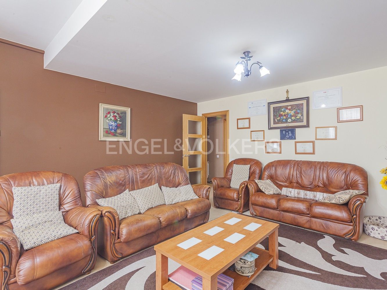 Sala d'estar de Casa o xalet en venda en Sant Esteve de Palautordera amb Aire condicionat, Calefacció i Jardí privat