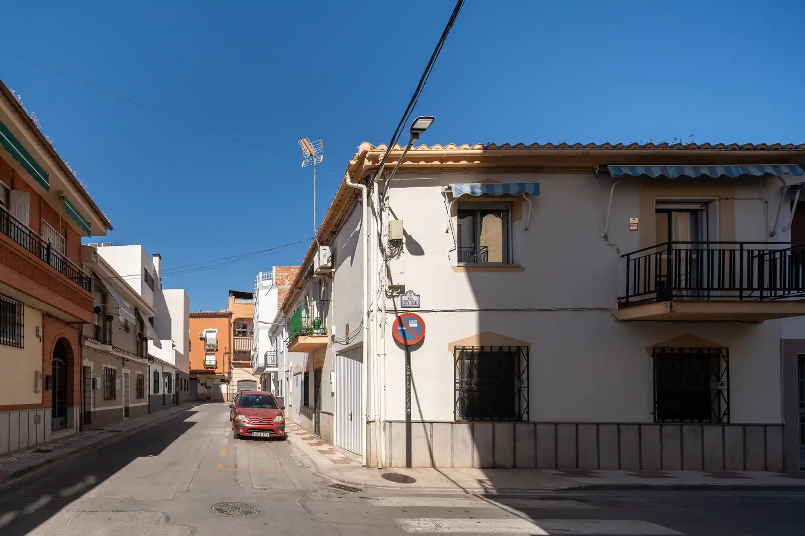 Vista exterior de Casa adosada en venta en Maracena con Aire acondicionado, Terraza y Amueblado
