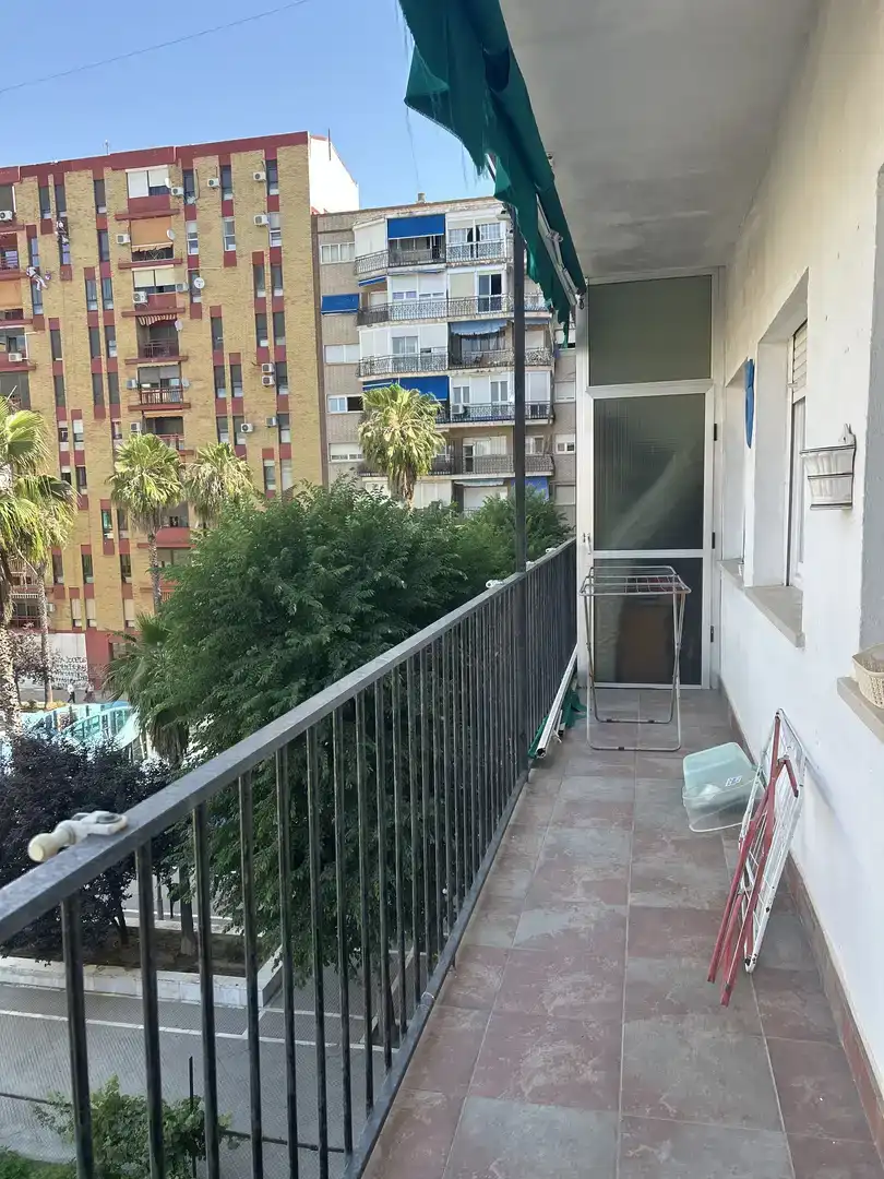 Balcony of Flat for share in Casas de Don Pedro  with Air Conditioner, Furnished and Balcony