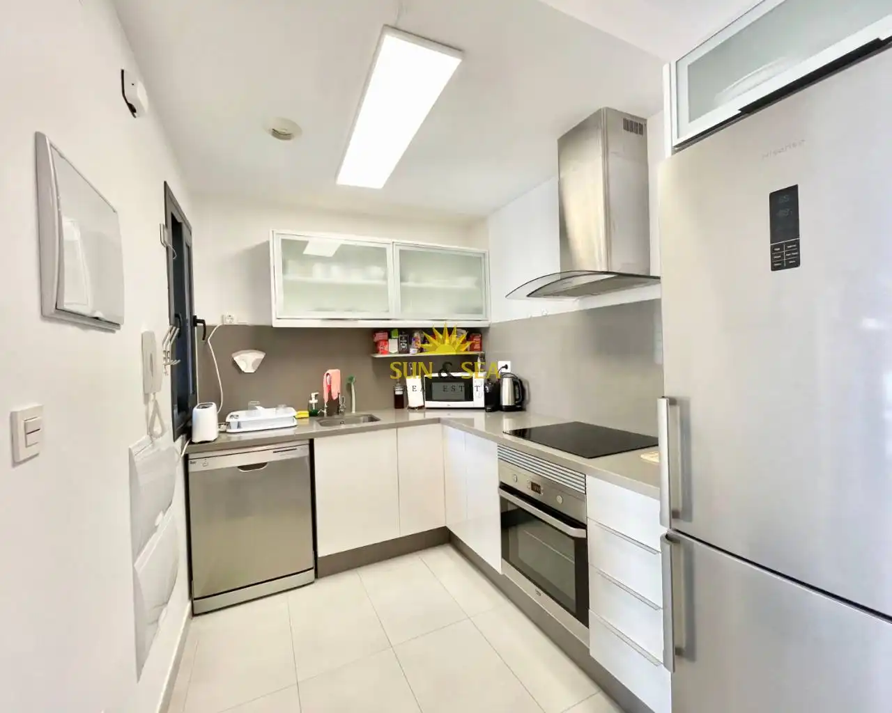 Cocina de Piso de alquiler en Pilar de la Horadada con Aire acondicionado, Calefacción y Terraza