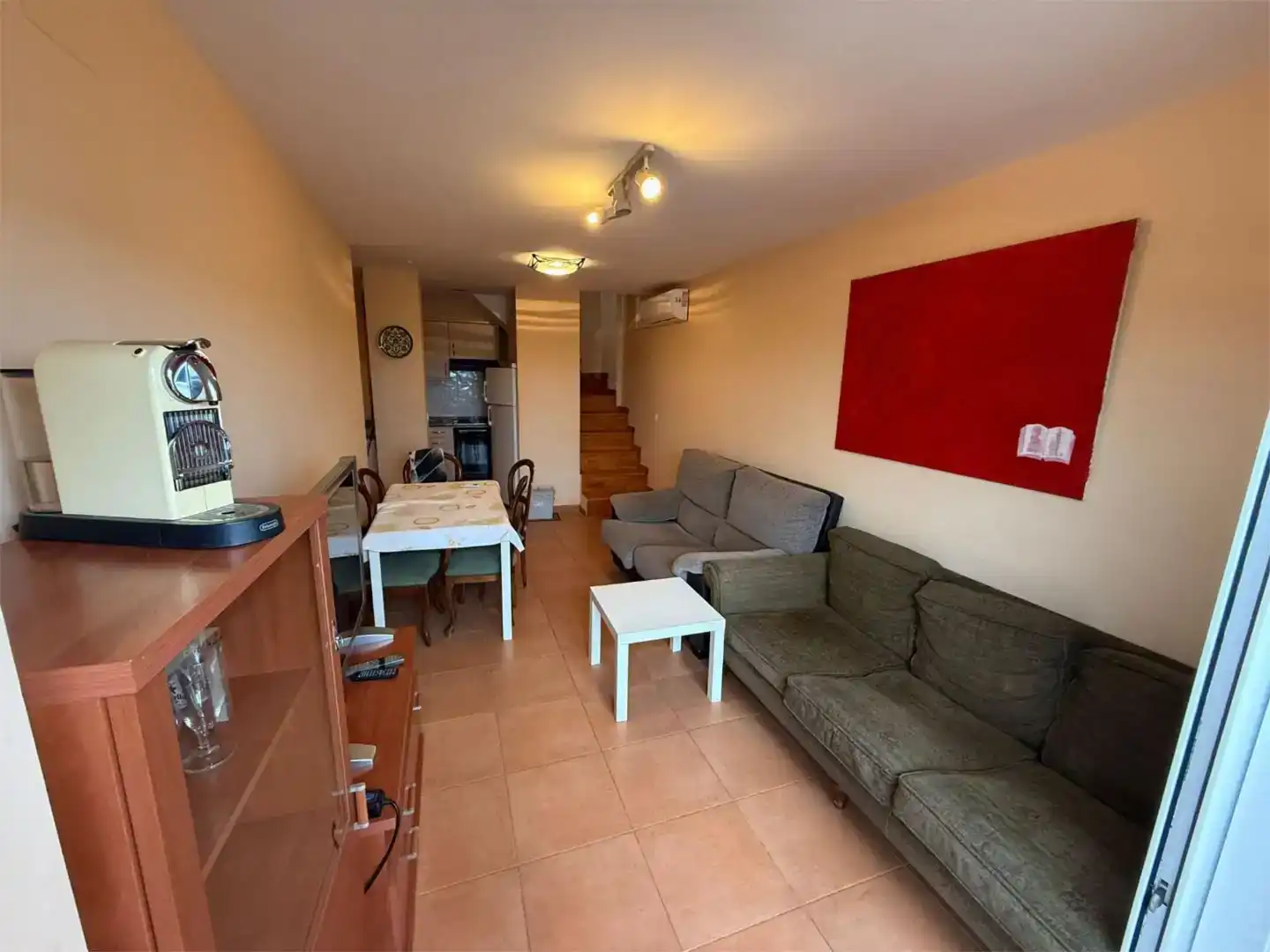 Sala d'estar de Pis en venda en Sagunto / Sagunt amb Aire condicionat, Piscina i Balcó