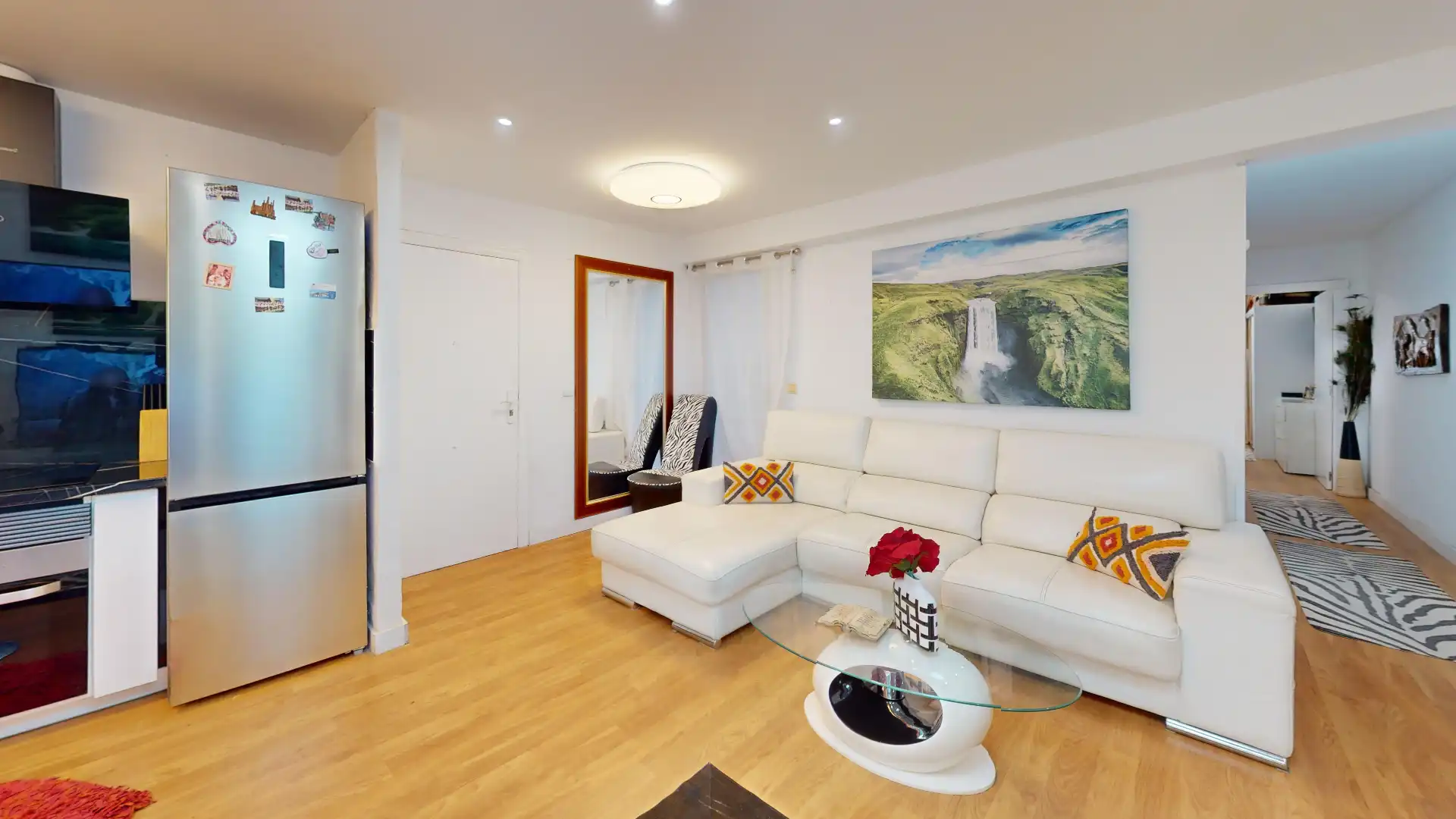 Living room of Flat for sale in Alicante / Alacant  with Air Conditioner, Private garden and Terrace