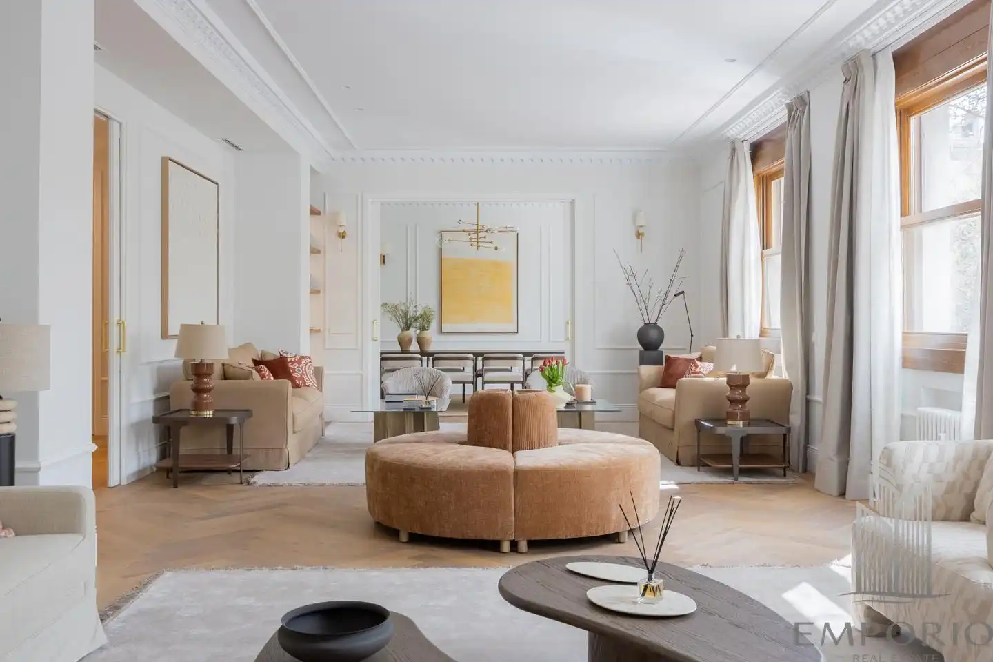 Wohnzimmer von Wohnung zum Verkauf in Madrid mit Klimaanlage, Heizung und Terrasse