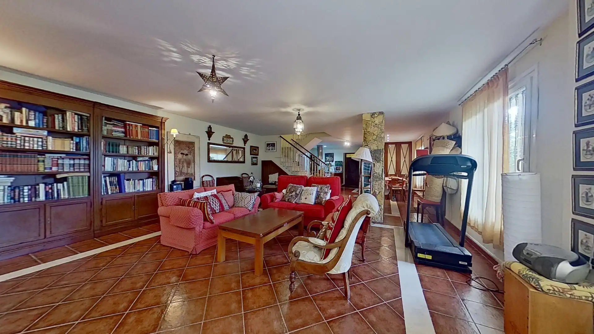Sala de estar de Casa o chalet en venta en Málaga con Jardín privado, Terraza y Piscina