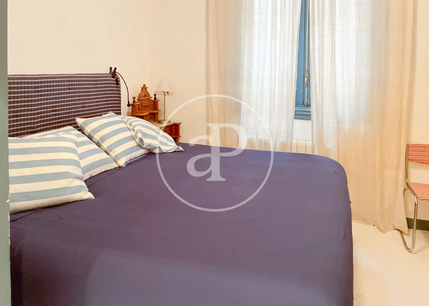 Bedroom of Flat for rent in Madrid  with Heating and Furnished