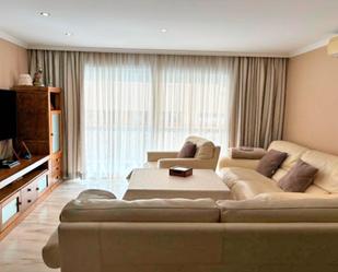 Living room of Flat for sale in Marbella  with Air Conditioner, Terrace and Furnished