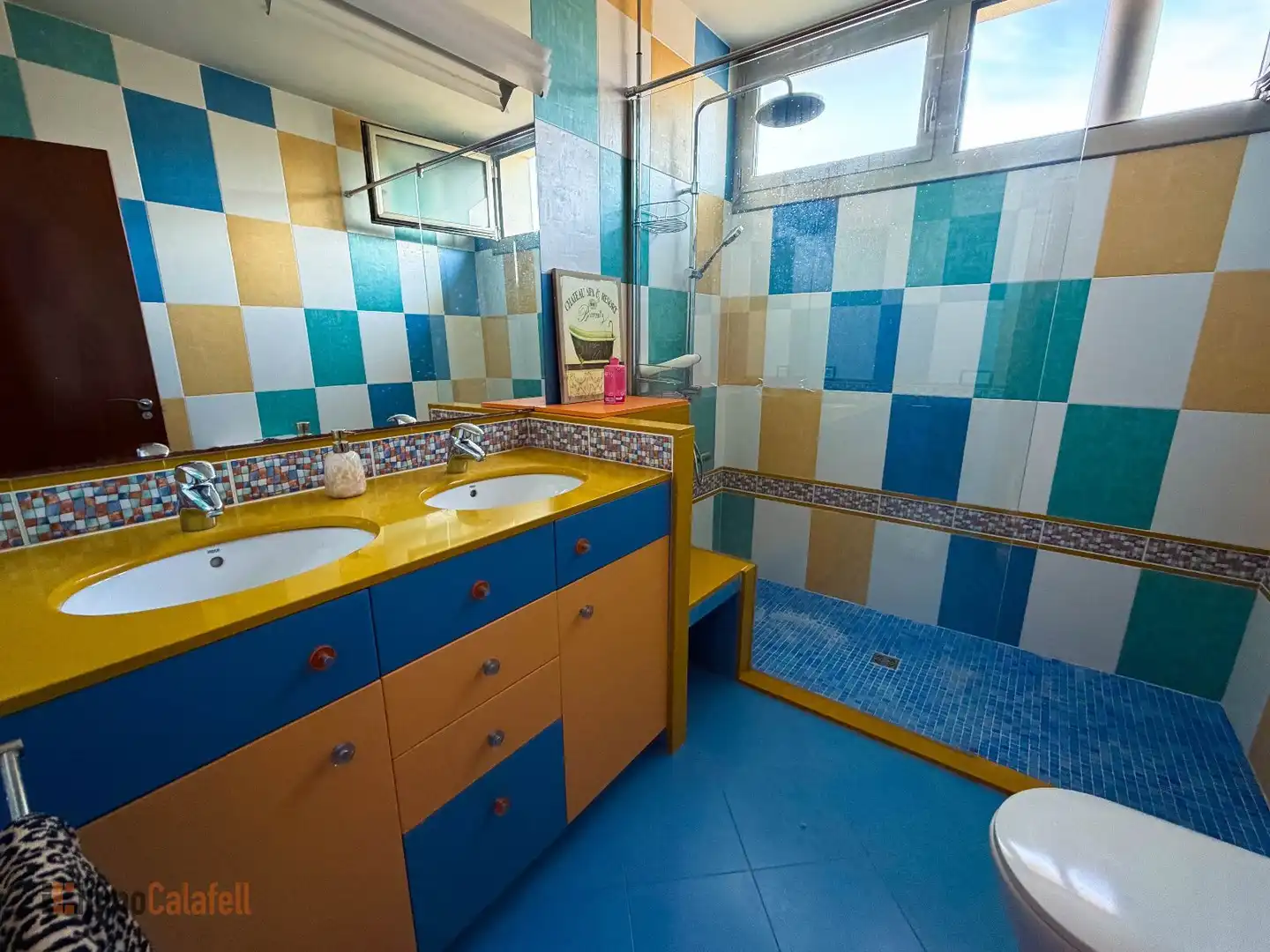 Baño de Casa o chalet en venta en Calafell con Aire acondicionado, Calefacción y Jardín privado