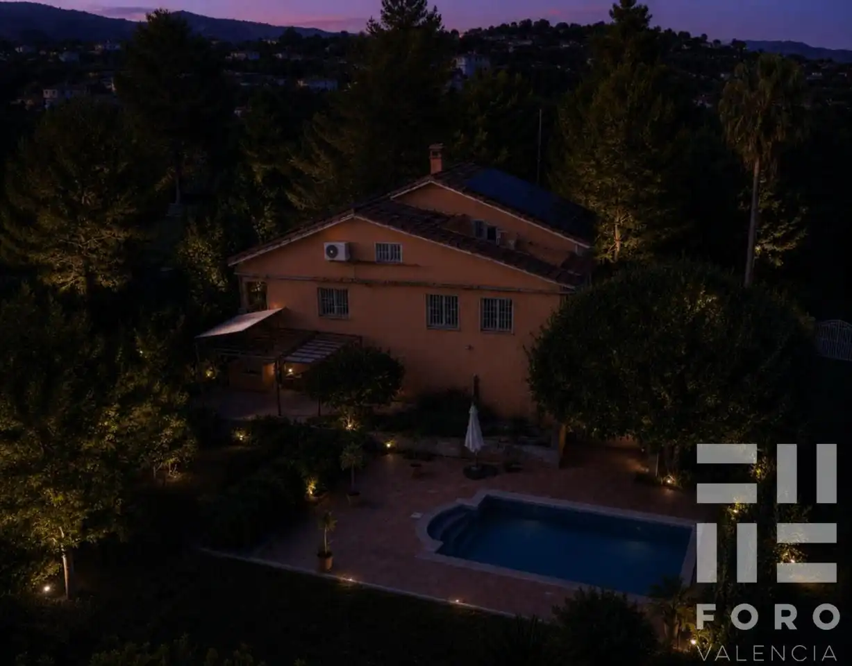 Piscina de Casa o chalet en venta en Alberic con Aire acondicionado, Jardín privado y Terraza