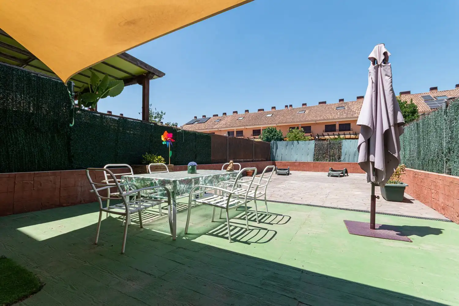 Terrace of Detached homes for sale in Fuenlabrada  with Air Conditioner, Heating and Storage room