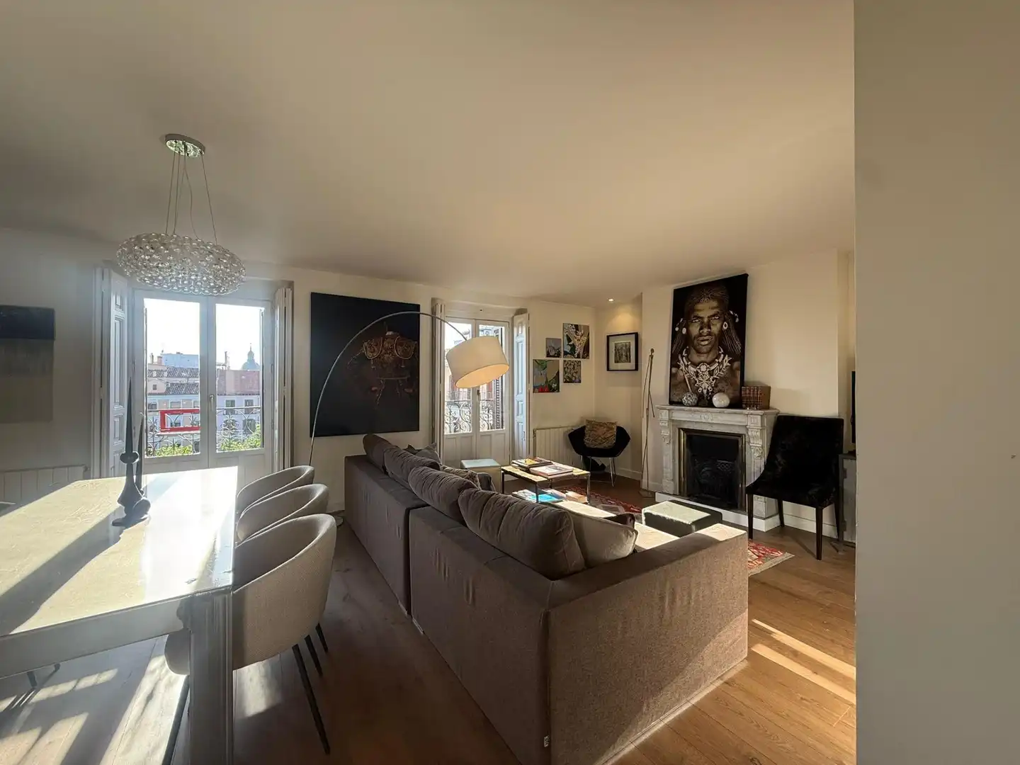 Living room of Duplexes for sale in Madrid  with Air Conditioner, Heating and Storage room