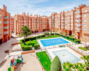 Exterior view of Flat for sale in  Madrid Capital  with Swimming Pool