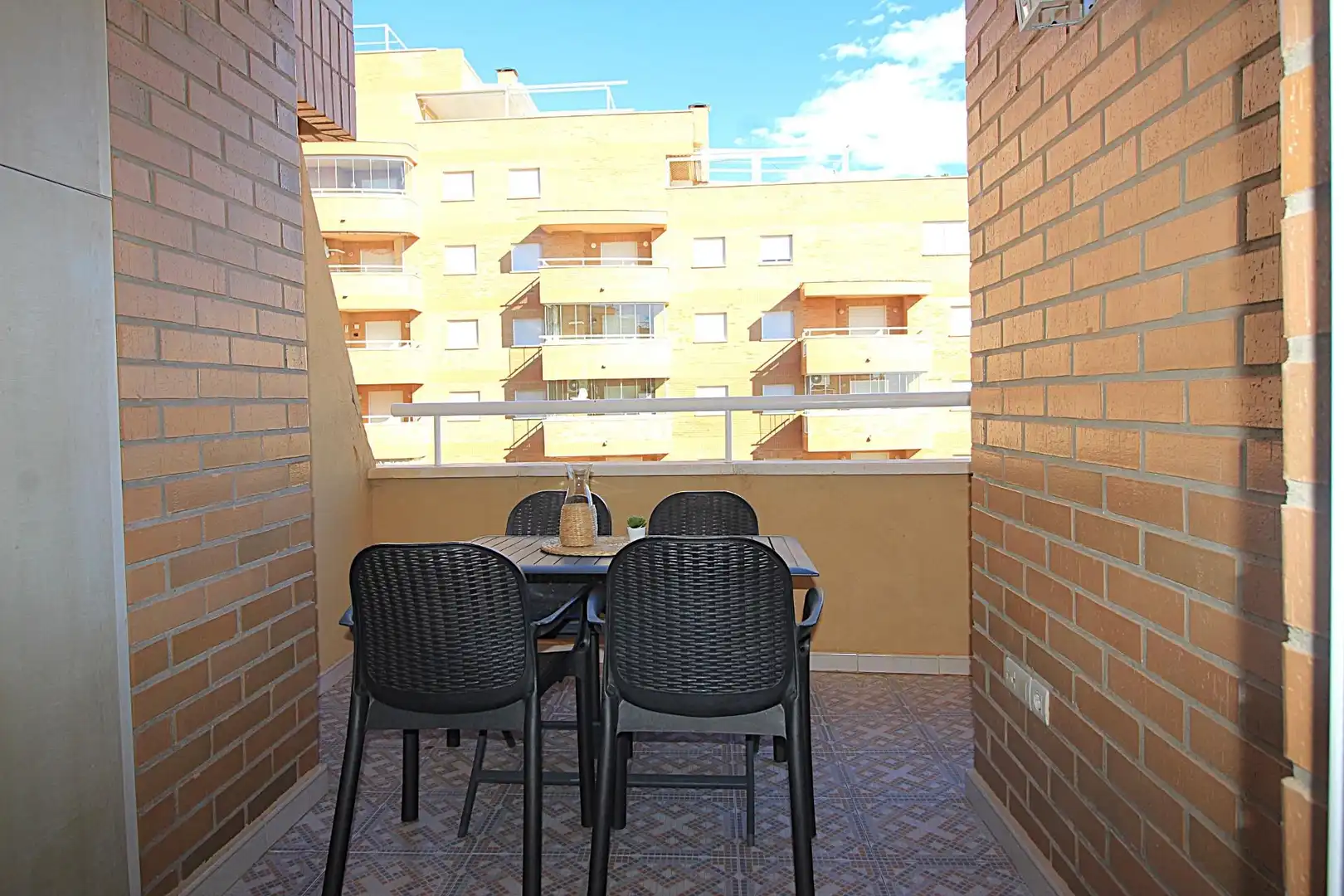 Terraza de Apartamento en venta en Oropesa del Mar / Orpesa con Jardín privado, Terraza y Amueblado