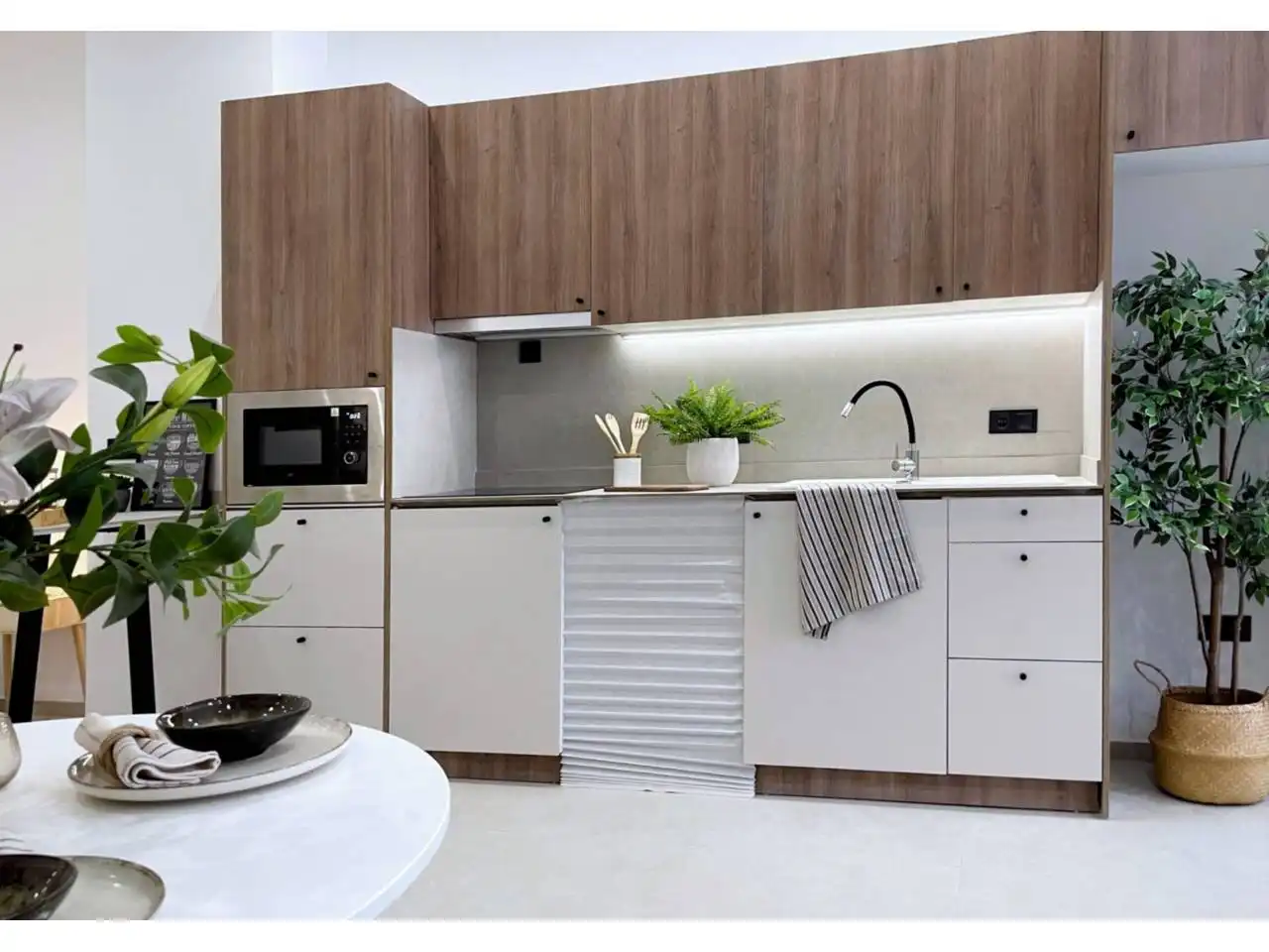 Cocina de Apartamento en venta en Valencia con Aire acondicionado y Trastero
