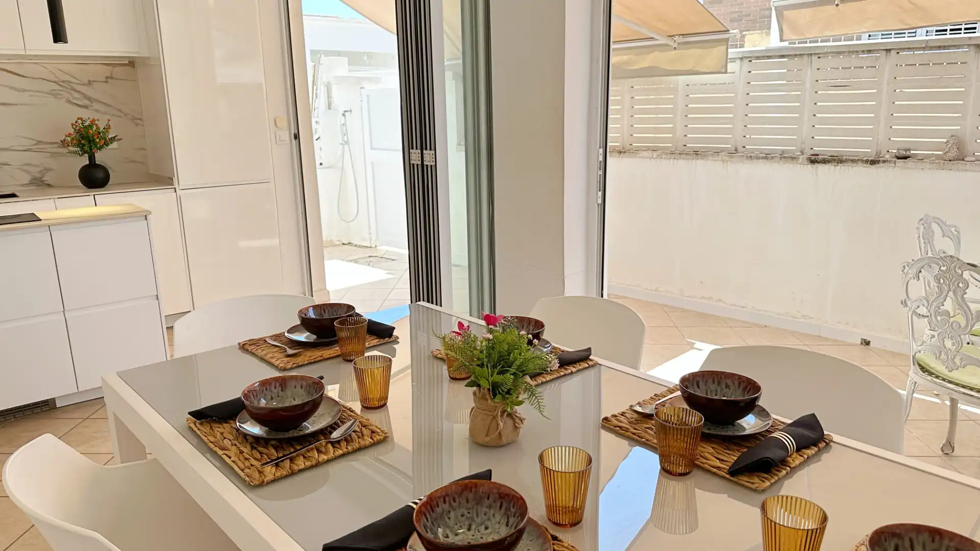 Comedor de Casa o chalet de alquiler en Gandia con Aire acondicionado, Calefacción y Terraza