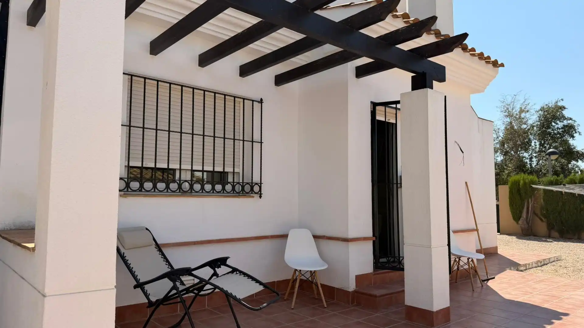 Terraza de Casa o chalet en venta en Fuente Álamo de Murcia con Piscina comunitaria
