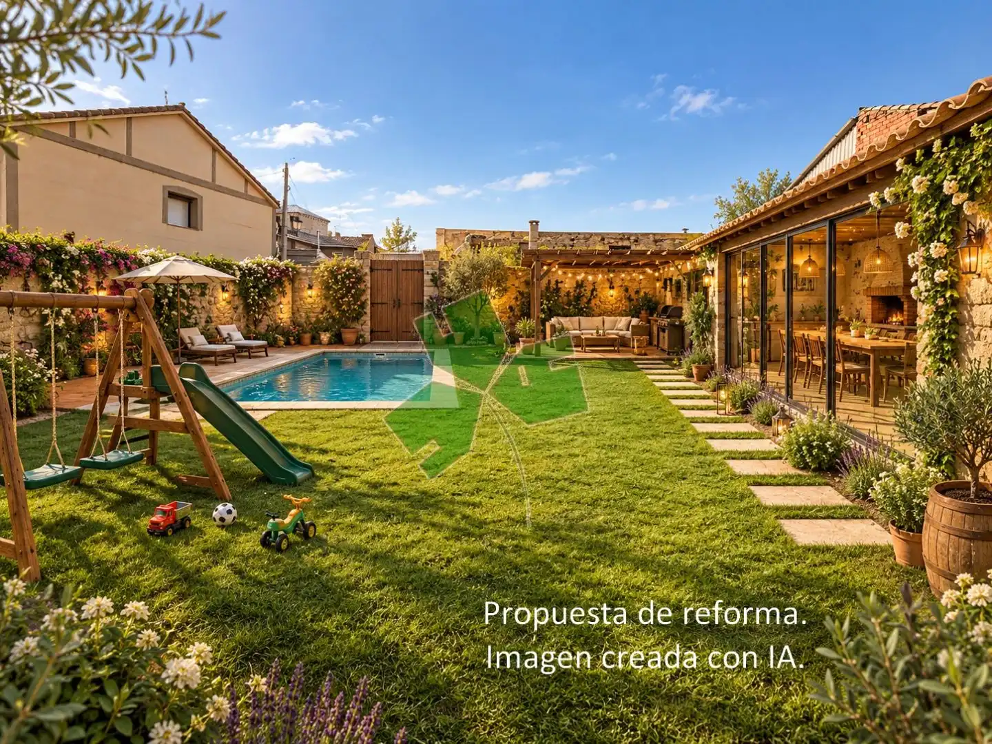 Jardí de Residencial en venda en Aguilar de Campos, Valladolid