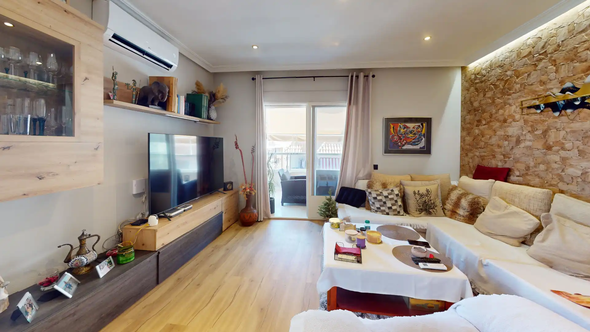 Sala d'estar de Àtic en venda en Torrevieja amb Aire condicionat, Calefacció i Terrassa
