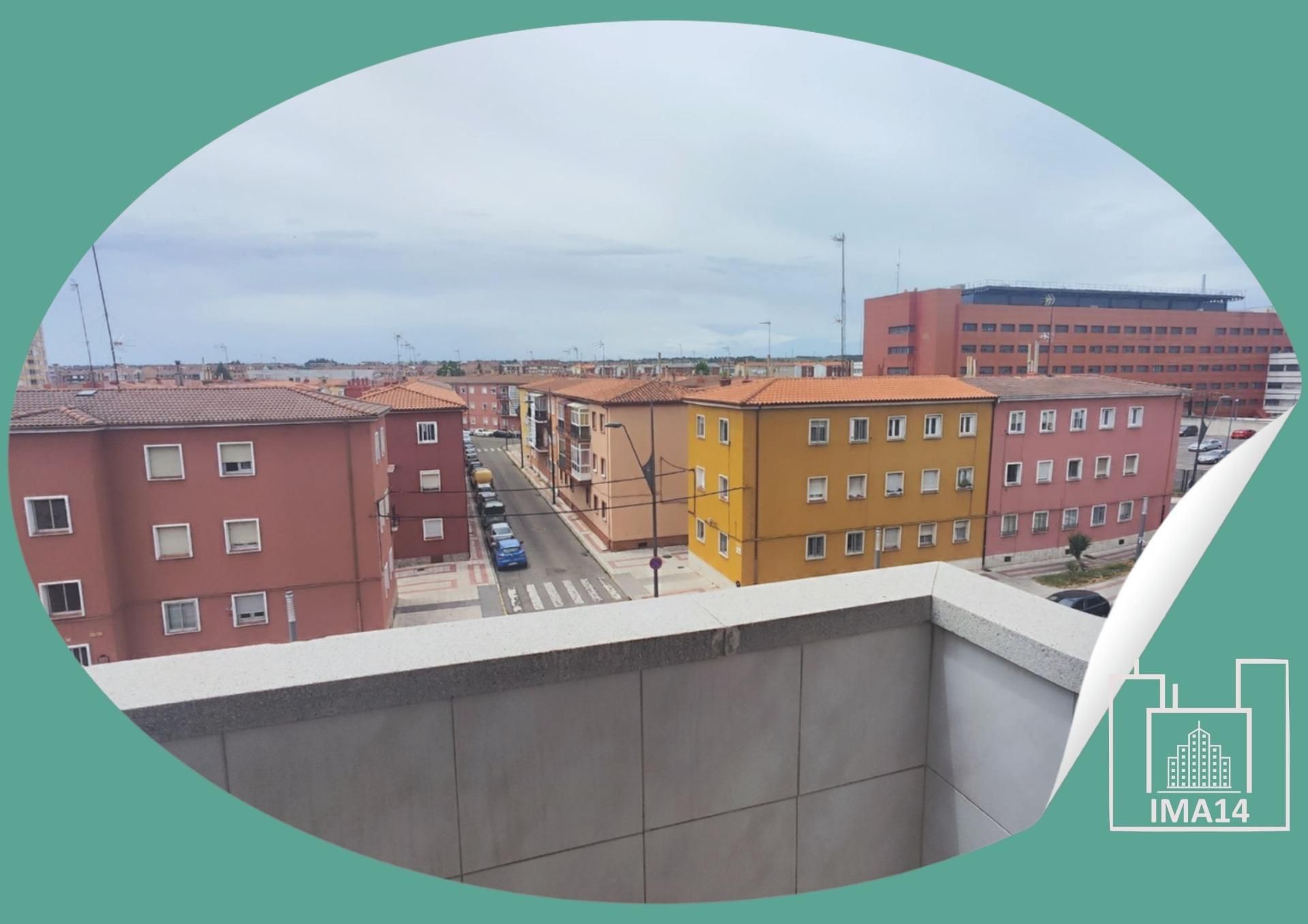 Vista exterior de Pis en venda en San Andrés del Rabanedo amb Calefacció i Terrassa