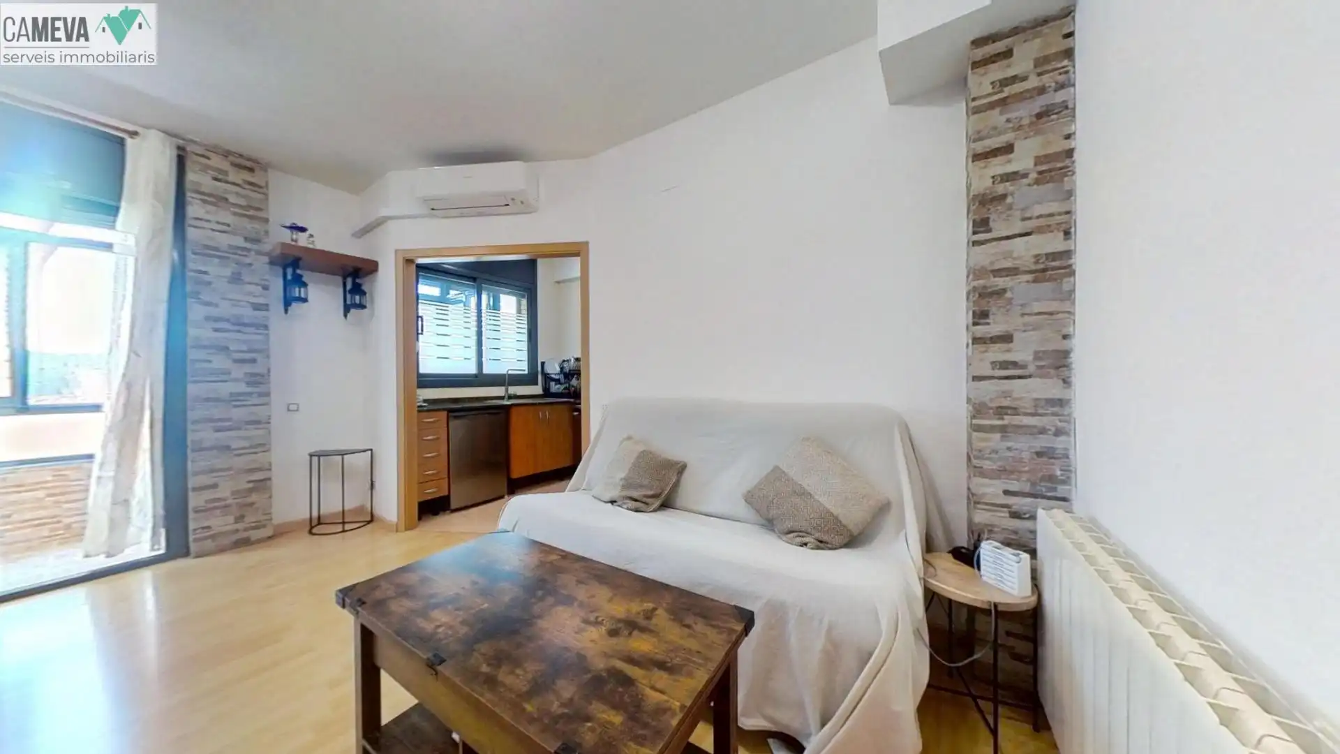 Sala d'estar de Dúplex en venda en Sabadell amb Calefacció, Parquet i Terrassa