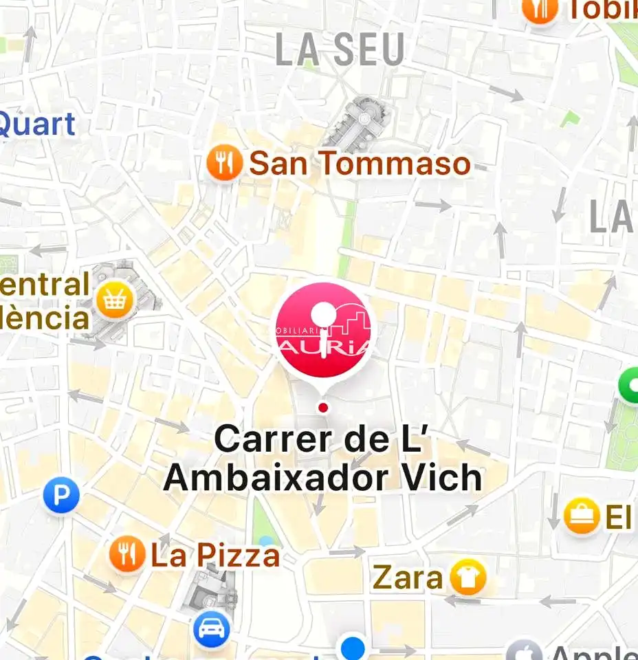 Vista exterior de Oficina de alquiler en Valencia con Aire acondicionado