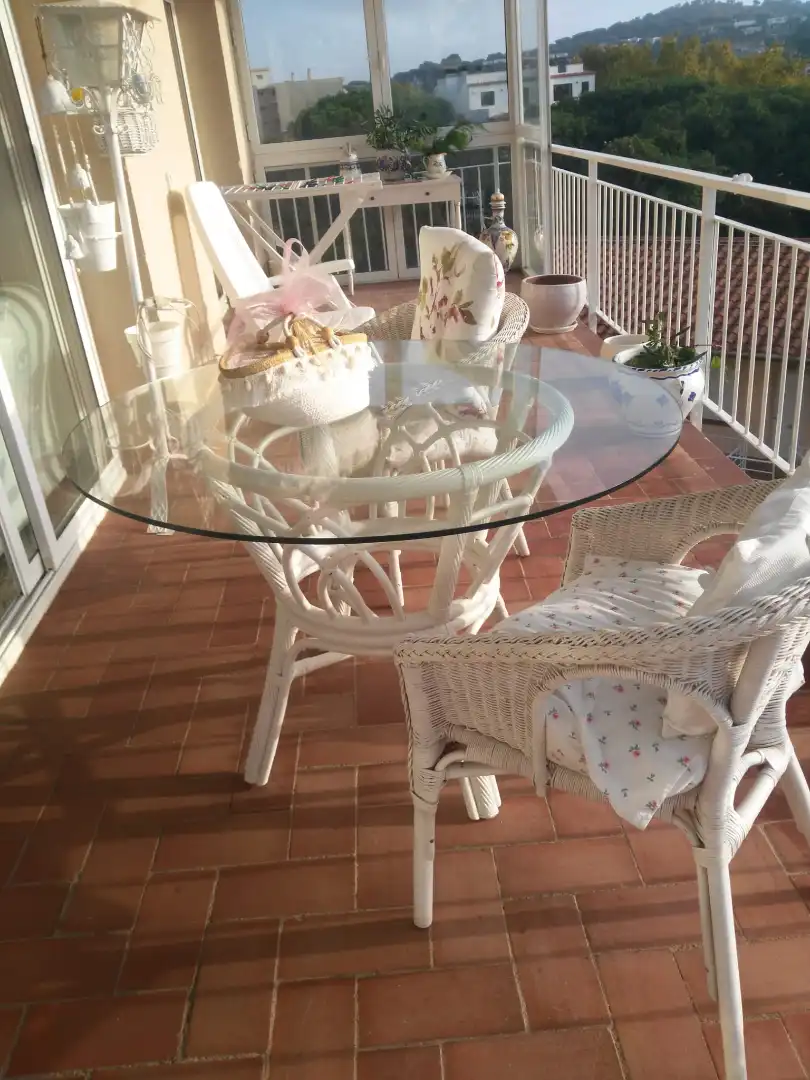 Esszimmer von Wohnungen zum Verkauf in Castell d'Aro, Platja d'Aro i s'Agaró mit Klimaanlage, Heizung und Terrasse
