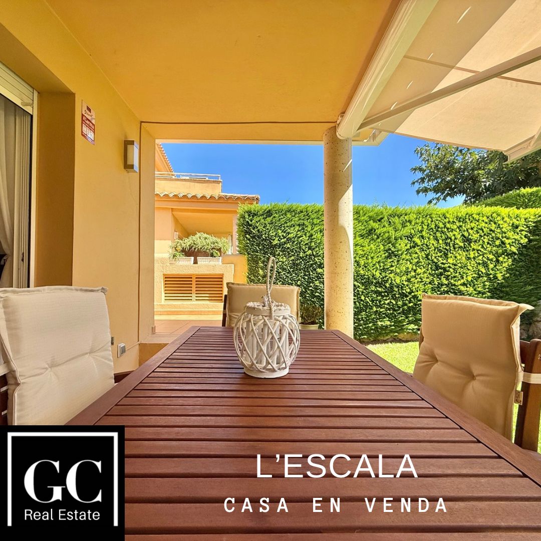 Garden of Single-family semi-detached for sale in L'Escala  with Air Conditioner, Private garden and Terrace
