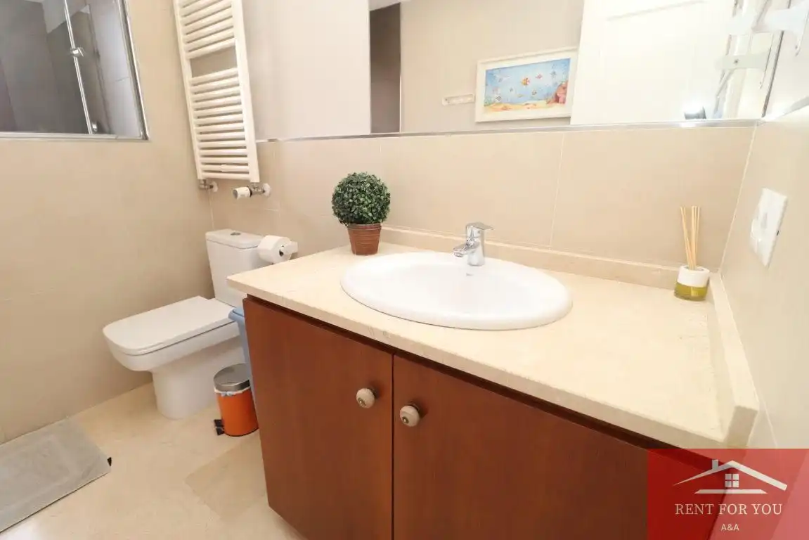 Badezimmer von Haus oder Chalet zur Miete in Coín mit Klimaanlage, Heizung und Privatgarten