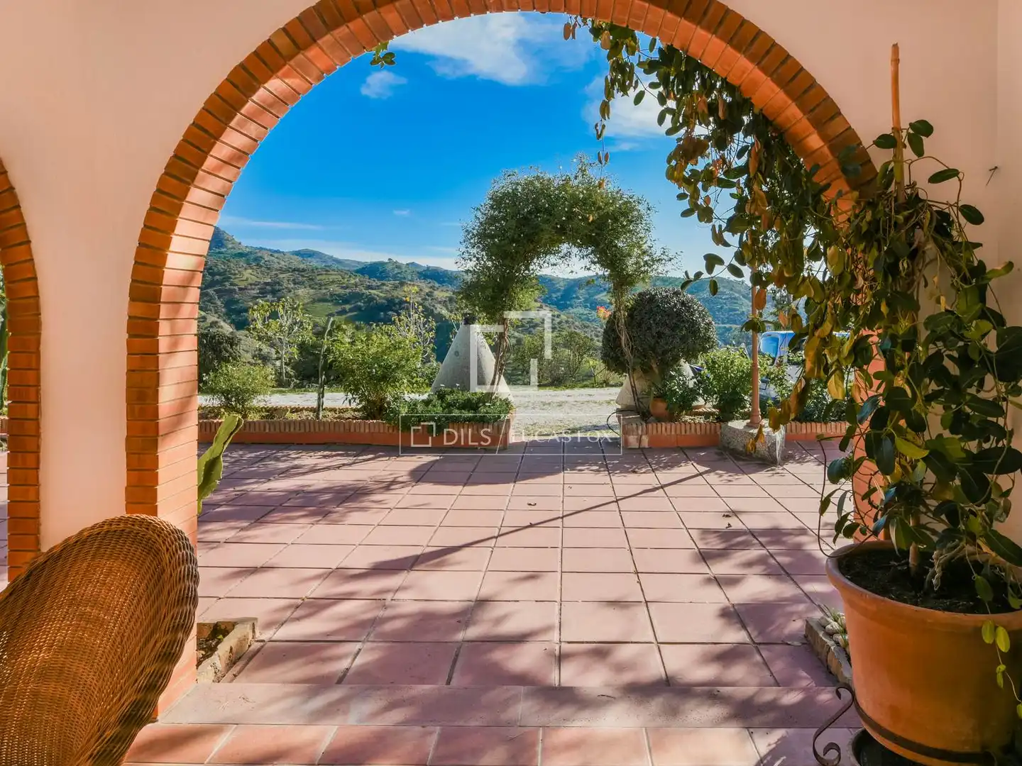 Terrassa de Casa o xalet en venda en Málaga amb Aire condicionat, Calefacció i Jardí privat