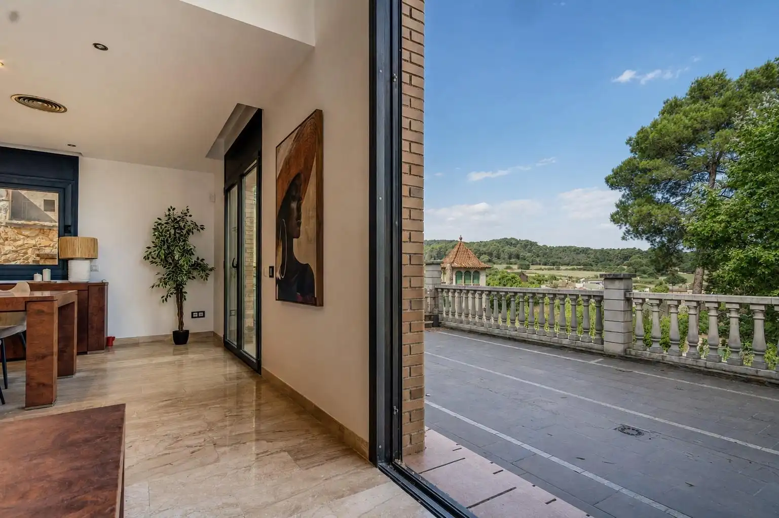 Terraza de Casa o chalet en venta en Cerdanyola del Vallès con Aire acondicionado, Calefacción y Jardín privado
