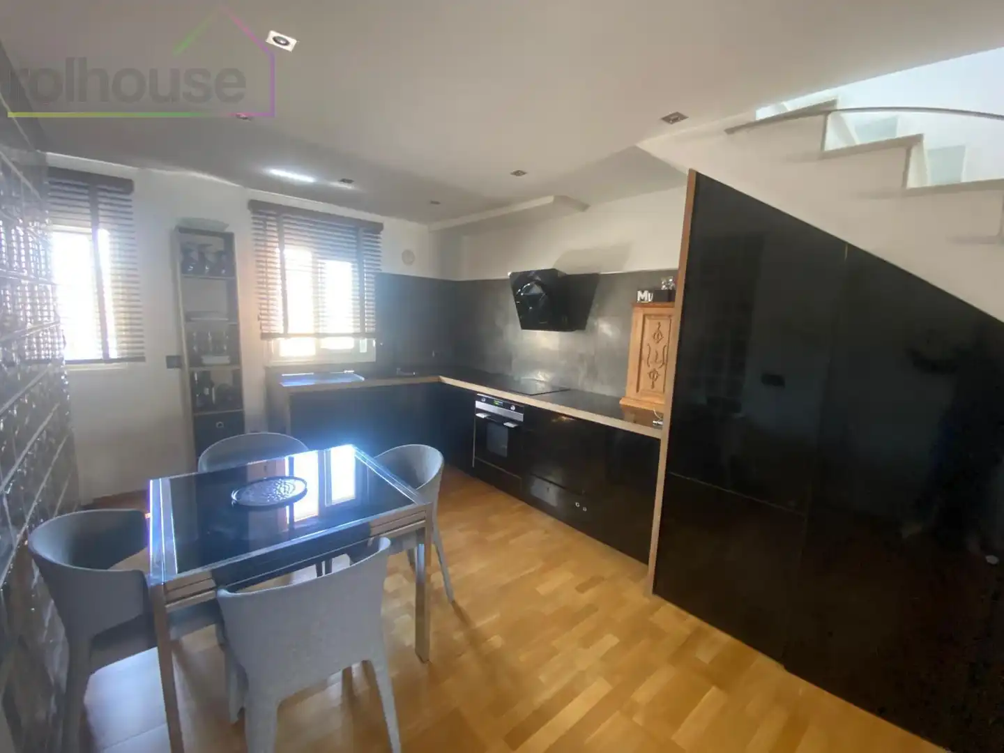Cocina de Ático de alquiler en  Palma de Mallorca con Aire acondicionado, Calefacción y Parquet