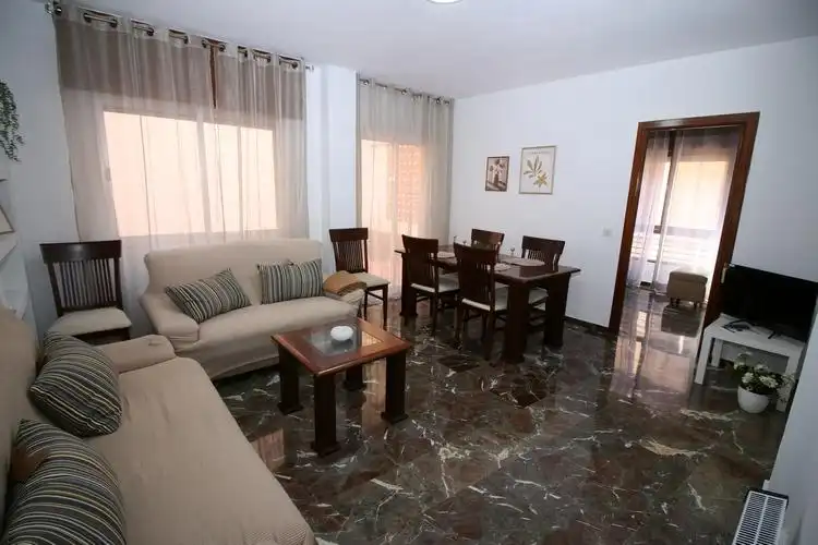 Sala d'estar de Pis de lloguer en  Granada Capital amb Terrassa i Moblat