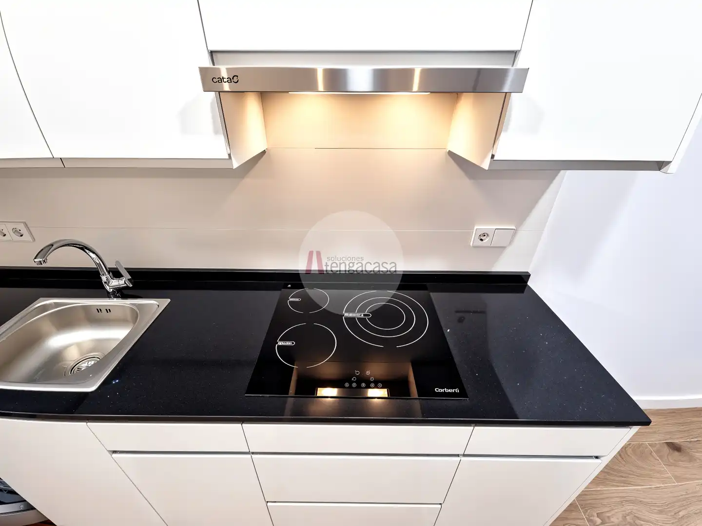 Cocina de Piso de alquiler en Madrid con Aire acondicionado, Calefacción y Parquet