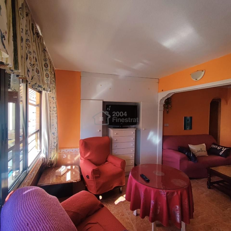 Living room of Flat for sale in Finestrat  with Air Conditioner, Terrace and Furnished