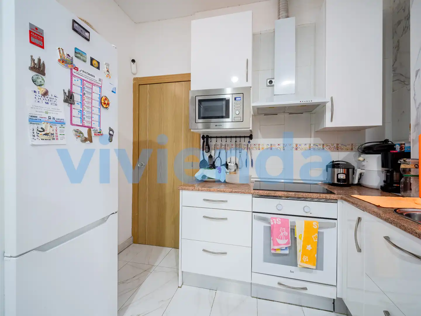 Kitchen of Flat for sale in Madrid  with Air Conditioner, Heating and Storage room