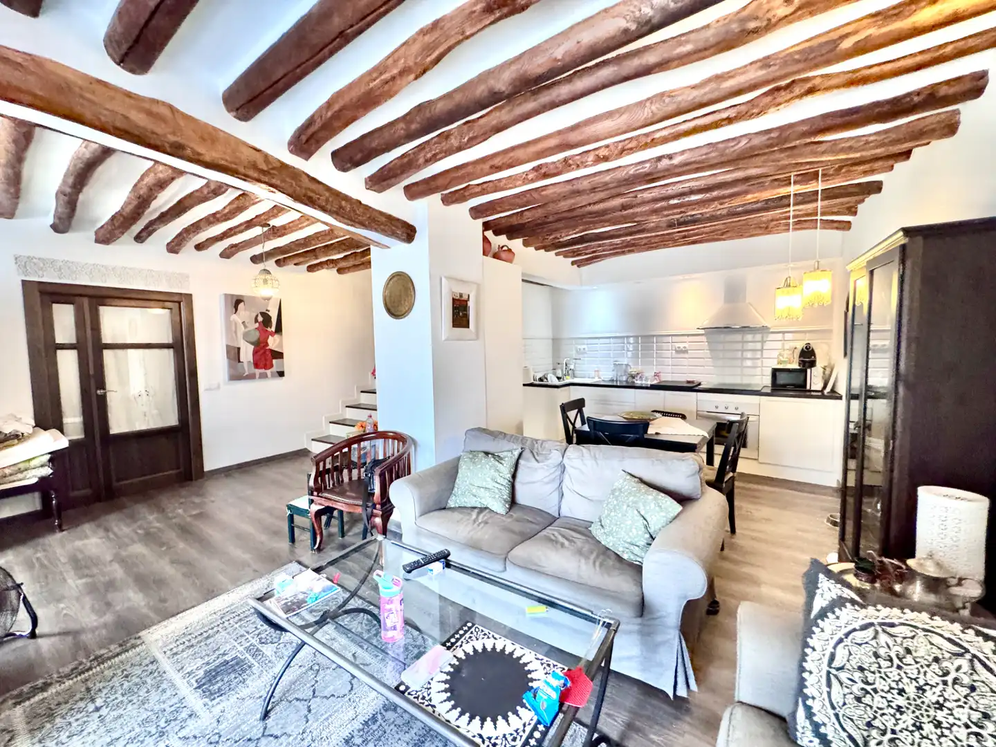 Sala d'estar de Casa o xalet en venda en Válor amb Calefacció, Jardí privat i Terrassa