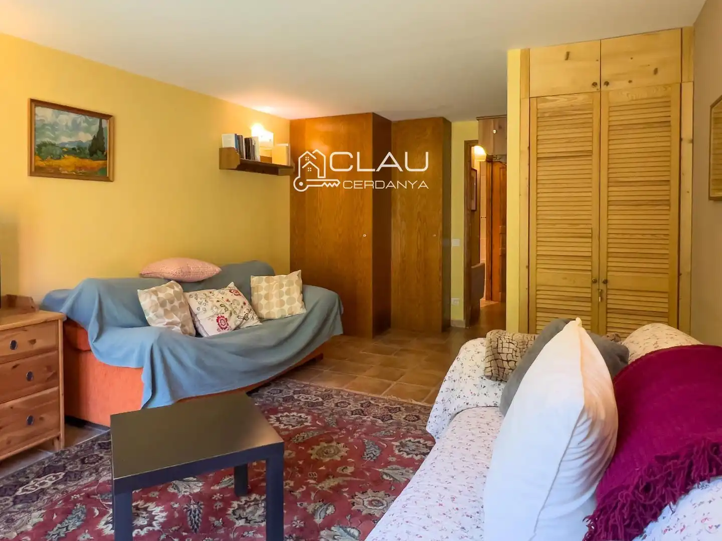 Schlafzimmer von Einfamilien-Reihenhaus zur Miete in Latour - de - Carol mit Heizung, Privatgarten und Terrasse