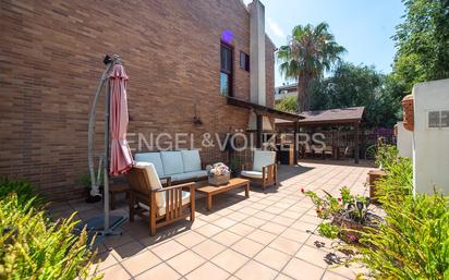 Terrace of Single-family semi-detached for sale in Castellón de la Plana / Castelló de la Plana  with Air Conditioner, Terrace and Swimming Pool