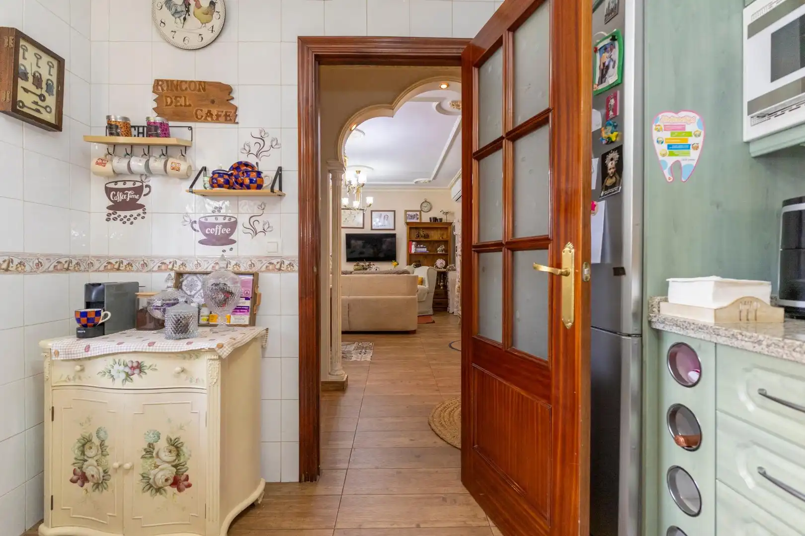 Cocina de Casa adosada en venta en Guillena con Aire acondicionado, Calefacción y Terraza