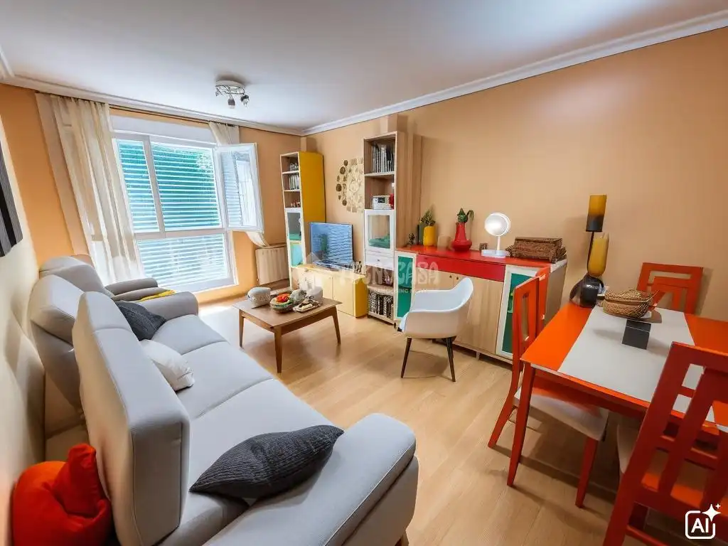 Living room of Flat for sale in Parla  with Air Conditioner, Heating and Parquet flooring