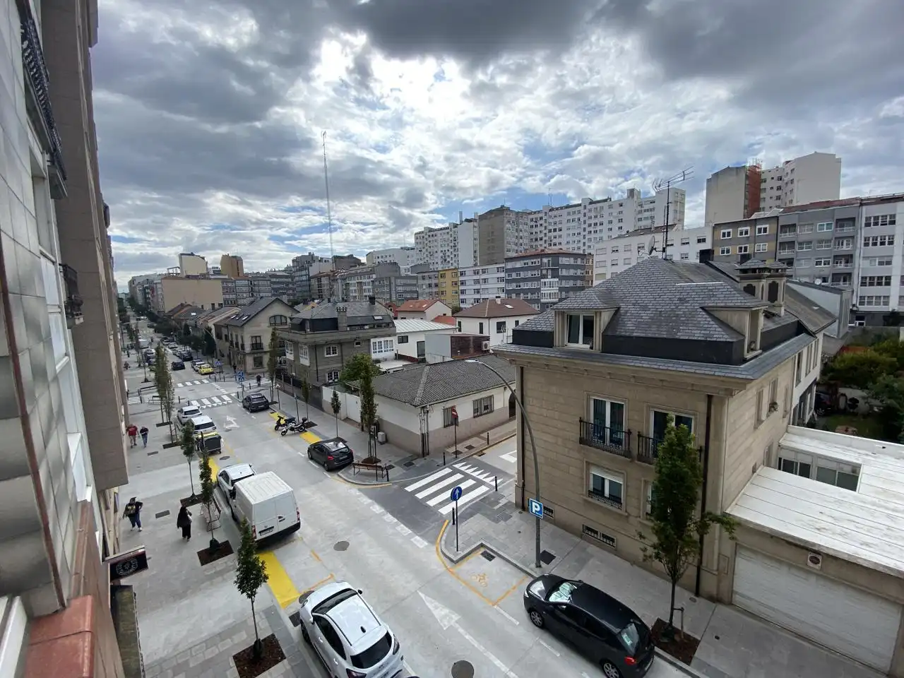 Vista exterior de Pis de lloguer en A Coruña Capital  amb Calefacció i Moblat