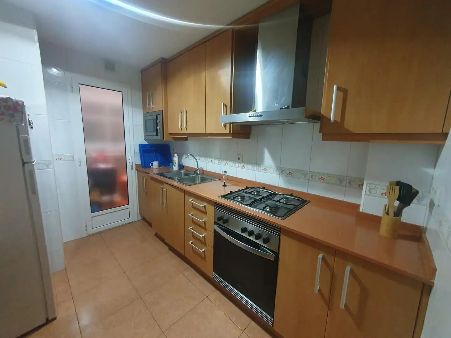 Cocina de Piso de alquiler en Mollet del Vallès con Amueblado y Balcón