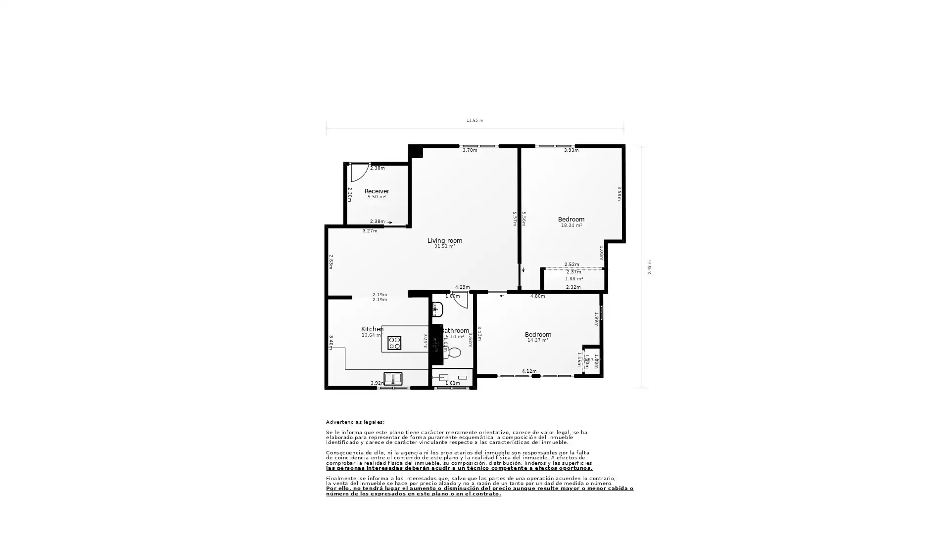 Piso en venta en Barcelona con Aire acondicionado, Calefacción y Parquet