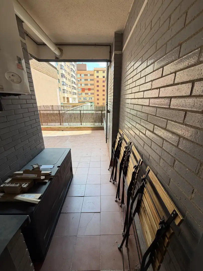 Terraza de Piso de alquiler en Valladolid con Calefacción, Parquet y Terraza