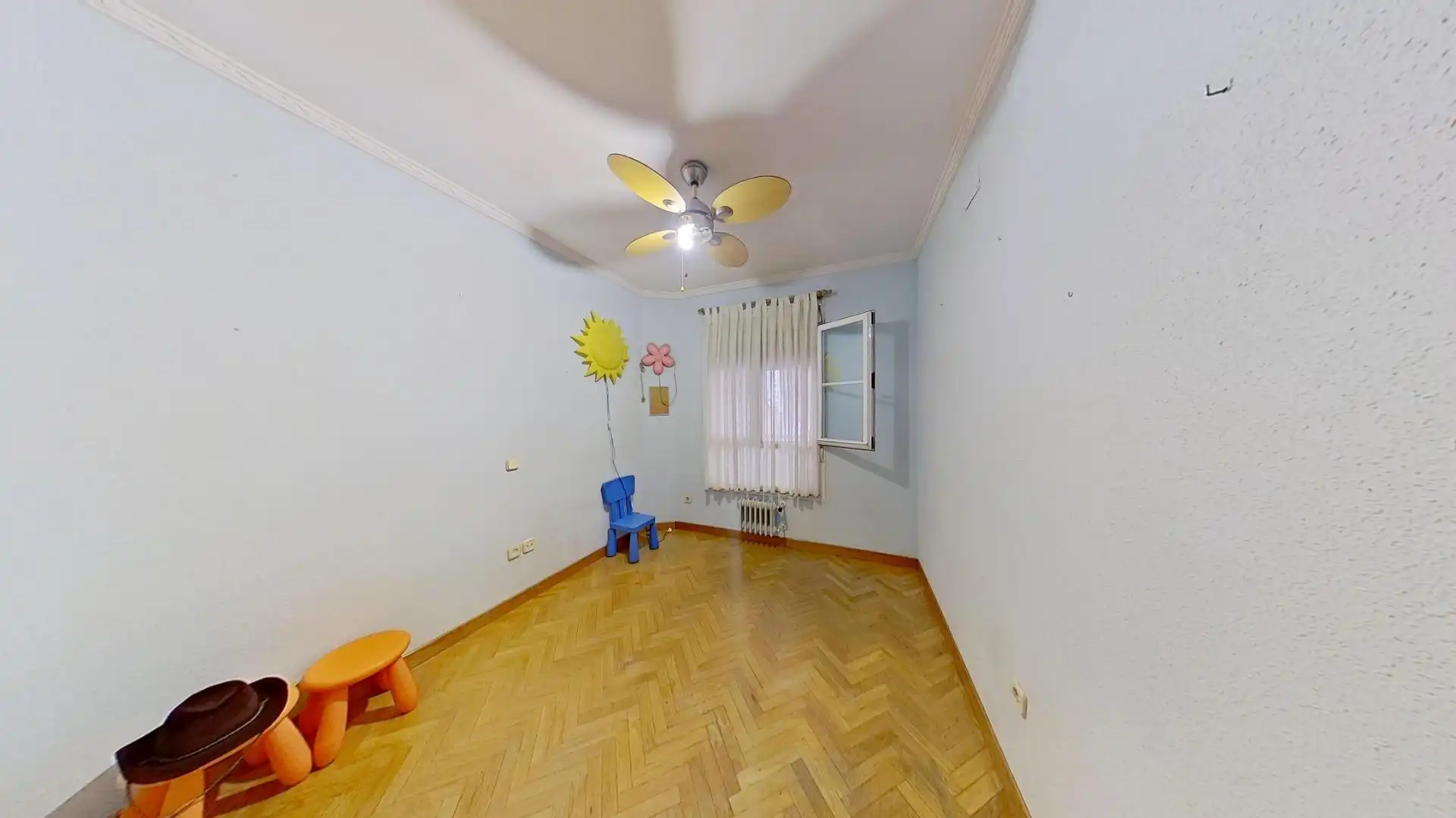 Bedroom of Flat for sale in Getafe  with Private garden, Parquet flooring and Terrace